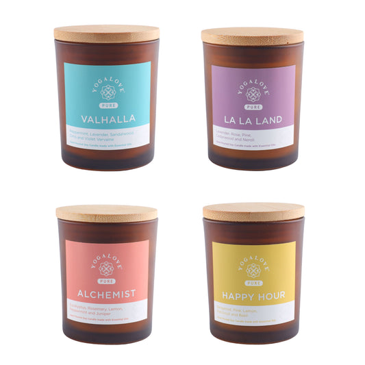 You're set for every moment: Set of 4 Limited Edition Candles